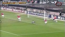 الشوط الاول مباراة مانشستر يونايتد و يوفنتوس 3-0 دوري الابطال 2003