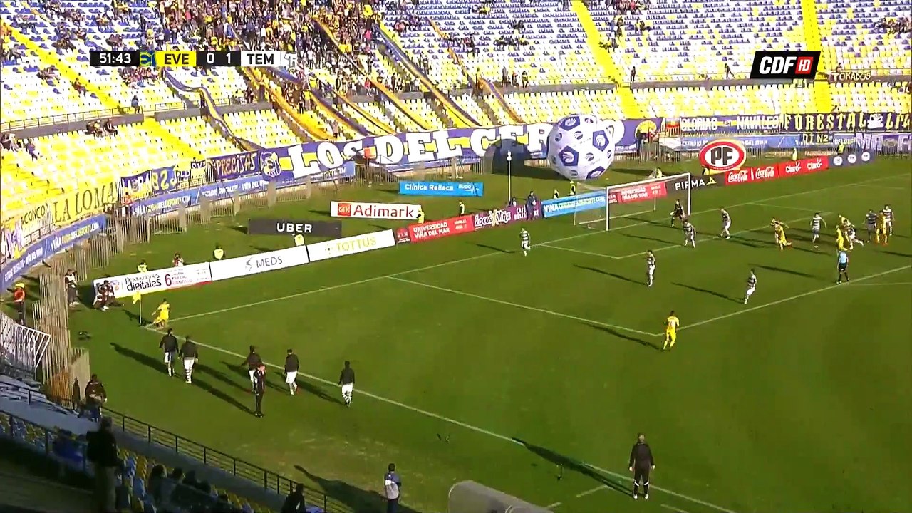 GOL Marcos Bueno - Everton 1-1 Temuco | Campeonato Scotiabank 2018