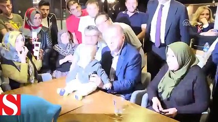 Erdoğan, iftardan sonra vatandaşlarla bir araya geldi