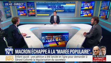 Emmanuel Macron échappe à la "marée populaire"
