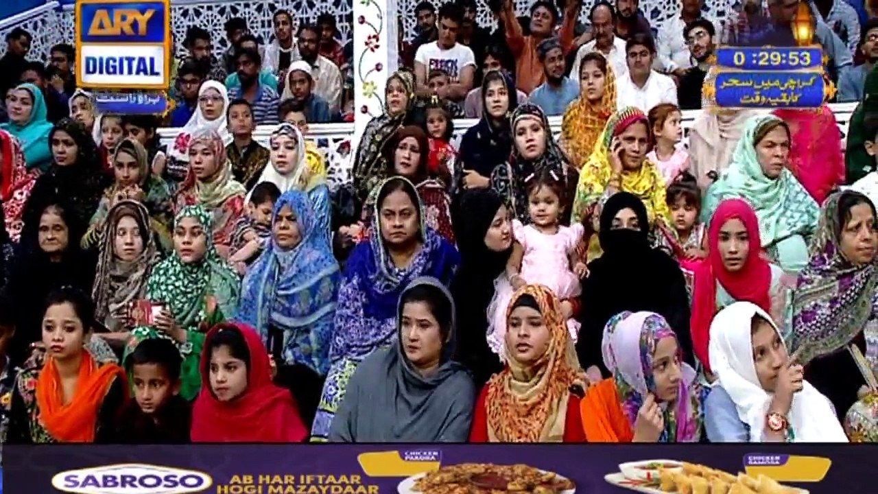 middShan-e-Sehr – Segment: – Middhat-e-Rasool – 28th May 2018
