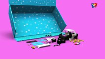 Coffre à jouets unboxing - Bétonnière - Kids Learning Videos - Toy Box Unboxing - Cement Mixer