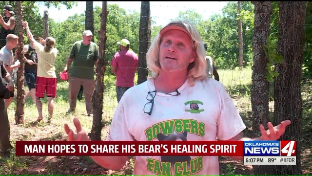 Oklahoma Man Builds Peace Sanctuary Around Pet Bear