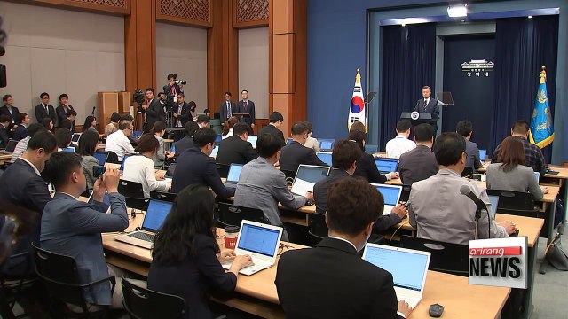 S. Korea's Moon says N. Korea's Kim is committed to complete denuclearization, summit with Trump