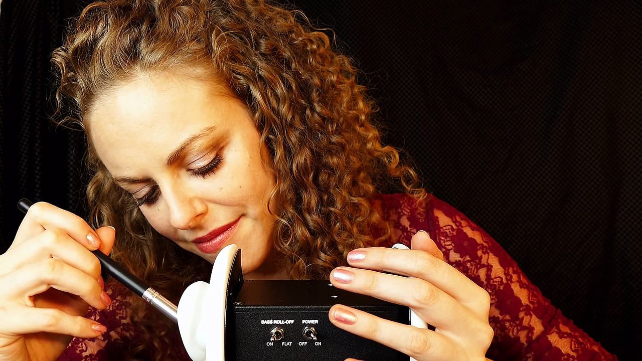 ASMR Relaxing Ear Massage & Whispering, Binaural Triggers: Touching, Tapping, Brushes