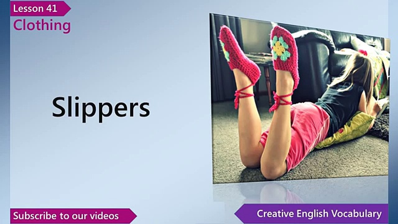 Learn English - English Vocabulary Lesson 41 - Clothing | Free English Lessons, ESL English Lessons