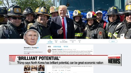 Trump says North Korea has brilliant potential, can be great economic nation