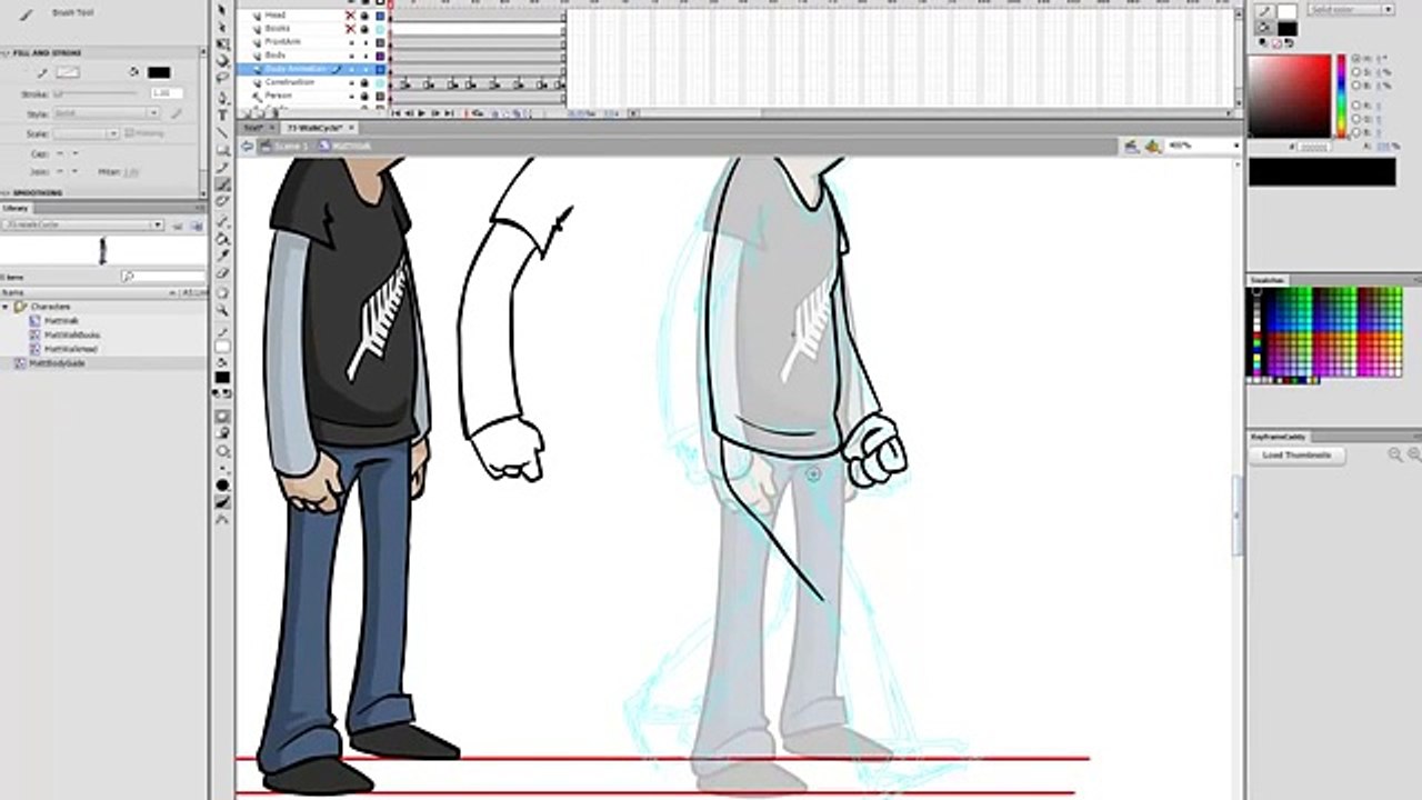 Making a Walk Cycle (Speed Animation Tutorial)