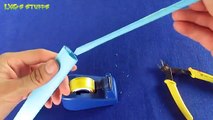 How to make a Paper OTF Knife - Toy weapon