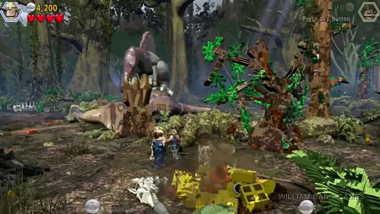 LEGO Jurassic World - Spinosaurus VS T-Rex Battle