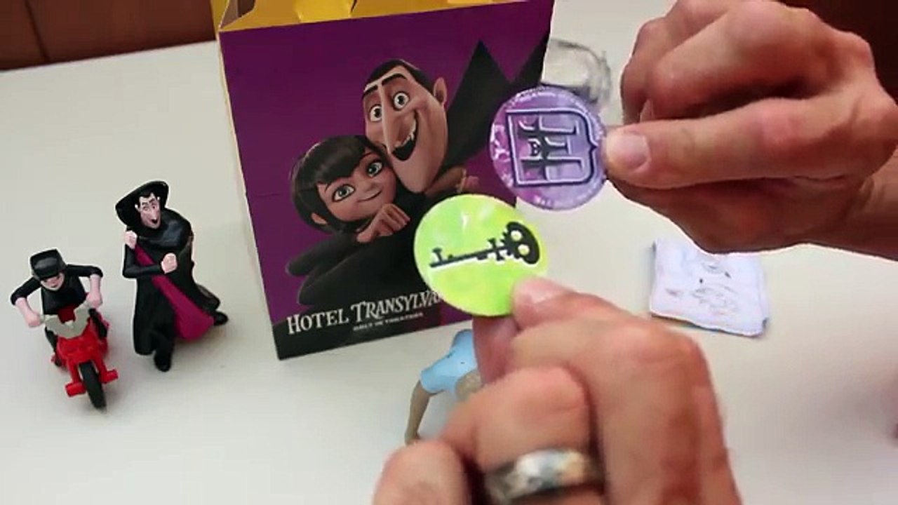NEW MCDONALDS HOTEL TRANSYLVANIA 2 HAPPY MEAL TOYS FULL COLLECTION new AND FUNNY SKIT