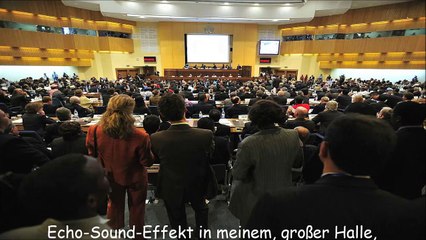 Echo-Sound-Effekt in meinem, großer Halle, Hintergrundgeräuschen, Menschen, Menschenmenge - 1 Stunde