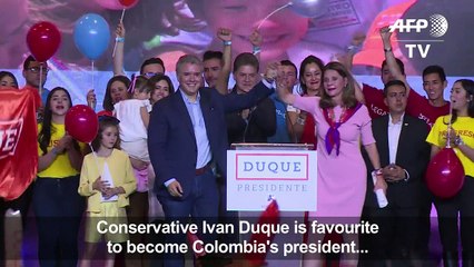Colombia's Duque "ready to confront ideas" with rival candidate
