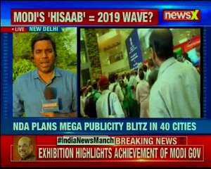 NDA report card NDA's exhibition on Modi's 4 year achievements