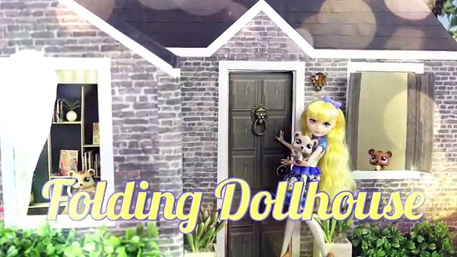 DIY - How to Make: Folding Dollhouse - Handmade - Doll - Crafts