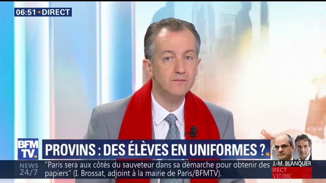 Retour de l’uniforme à l’école: “à l’école, il faut effacer toutes les différences” dit Christophe Barbier