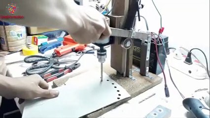 How to Make a Drill Press Machine at Home