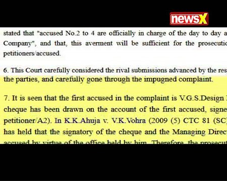 NPA case VGS Design House Pvt Ltd owes 1.8 cr to Central Bank of India