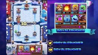 New Hogrider Deck! Frozen Peak Arena 8 Gameplay: Clash Royale