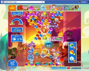 Bubble Witch Saga 2-Level 1810