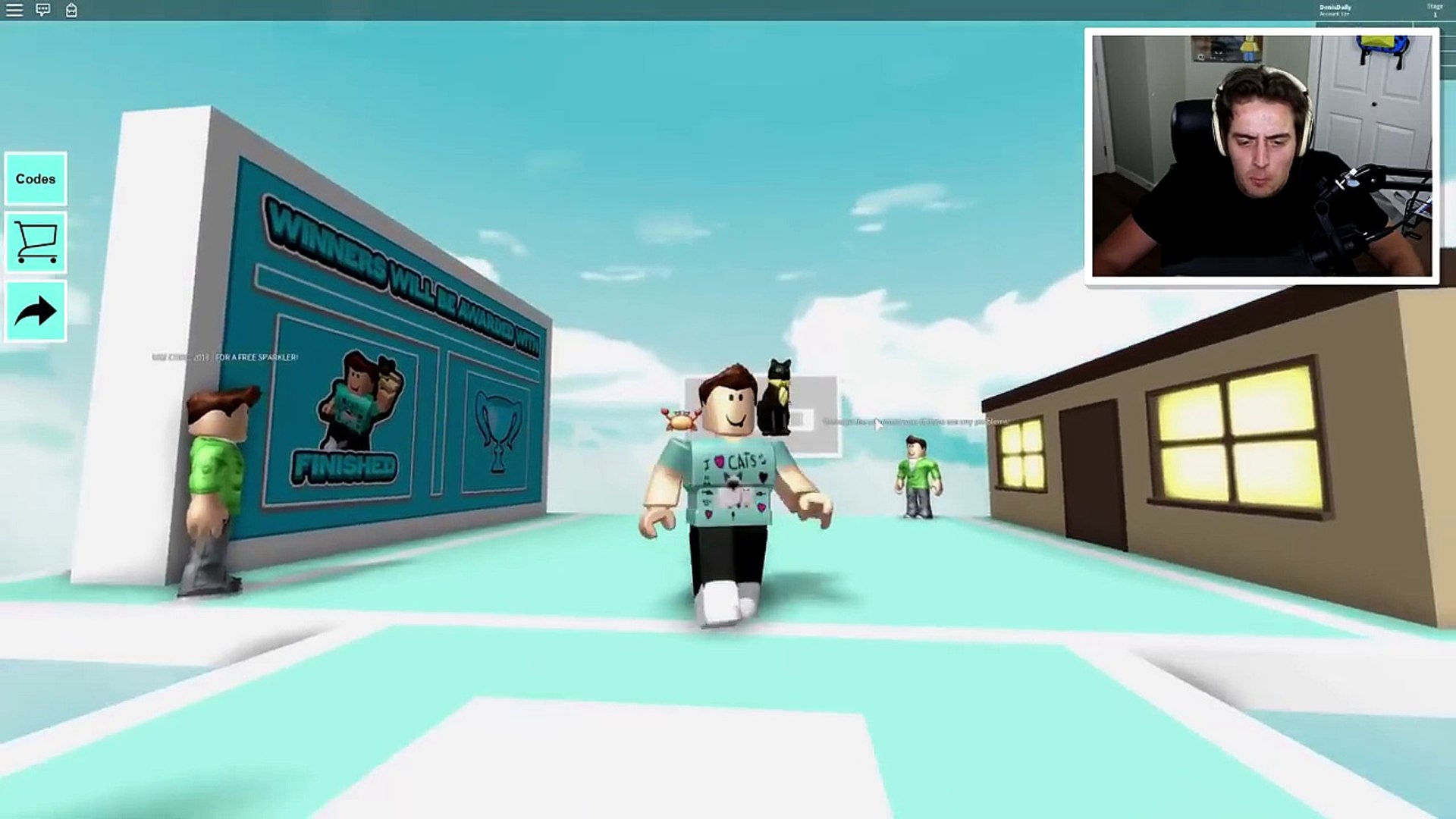 roblox denis daily obby games video