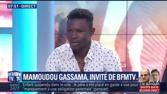 C’est quand je suis entré dans l’appartement que mes jambes ont commencé à trembler , témoigne Mamoudou Gassama sur BFMTV