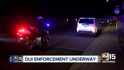 DUI enforcement underway in Scottsdale Memorial Day weekend