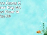 AB Crew Luxury Peacock Decorative Home Kitchen Runner Rug Nonslip Carpet Floor