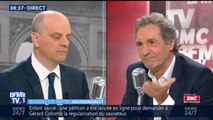 “Au moment du bac, au moins ⅔ des élèves, probablement plus de 80%”, auront eu une réponse positive sur Parcoursup, affirme Jean-Michel Blanquer