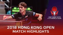 2018 Hong Kong Open Highlights | Ruwen Filus vs Kazuhiro Yoshimura (R16)