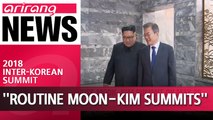 S. Korea's Moon says more simple inter-Korean summits like the 2nd Moon, Kim meeting could happen in the future