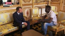 Mamoudou Gassama reçu à l'Elysée