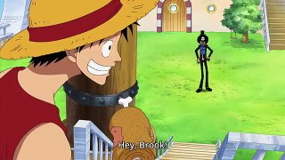 #175 Brook trying to be useful part 2 - Hes only useful for Luffy! | ENG SUB HD