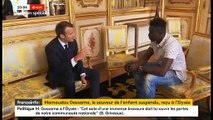 Mamoudou Gassama est arrivé à l'Elysée pour rencontrer Emmanuel Macron - VIDEO