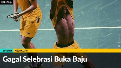 #1MENIT | Gagal Selebrasi Buka Baju