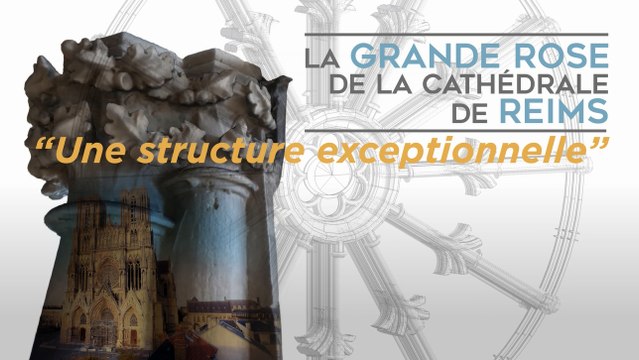 Reconstitution 3D de la grande rose de la cathédrale de Reims