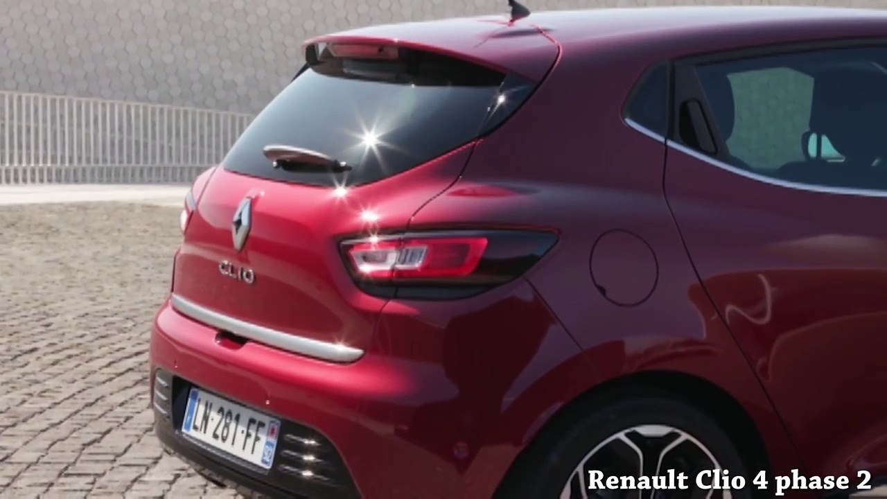 Renault Clio 4 phase 1 vs Renault Clio 4 phase 2 - video Dailymotion
