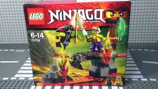 레고 닌자고 용암 폭포, 콜과 슬레븐의 전투 Lego 70753 Lava Falls 조립과 스톱모션