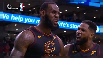 Los Cavaliers de LeBron James en la final de la NBA