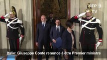 Italie: Giuseppe Conte renonce à être Premier ministre