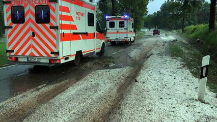 Schwere Unwetter bringen Hagel und Starkregen