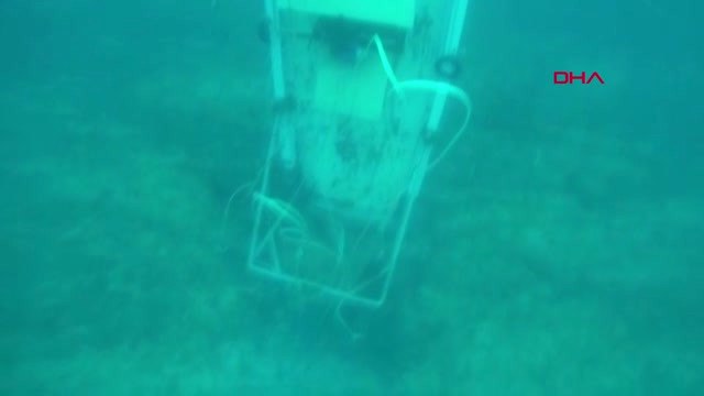 Balıkesir Ayvalık Ta Batan Teknenin Sualtı Kamera Görüntüleri