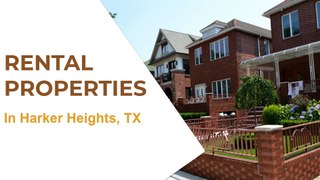 Rental Properties In Harker Heights TX