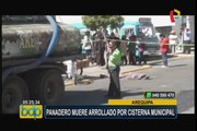 Arequipa: panadero muere tras ser arrollado por cisterna