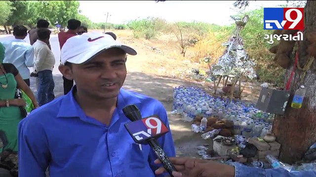 In parched Gujarat, Mehsana villagers wasting water in the name of superstition.