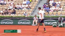 Roland-Garros 2018 : Garcia-Lopez sait aussi être présent au filet !