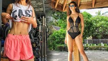 Disha Patani FLAUNTS her fit and toned body, Check Out|FilmiBeat