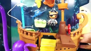 바다탐험대 옥토넛 콰지 난파선 장난감 미니 GUP-B 스핀 상어 거대 문어 물총 장어 | CarrieAndToys