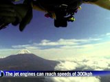 AFP: Swiss 'Jetman' takes joyride around Mount Fuji