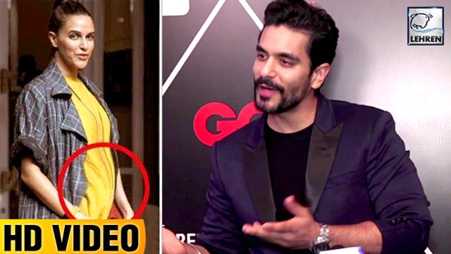 Angad Bedi Reacts On Neha Dhupia's Pregnancy